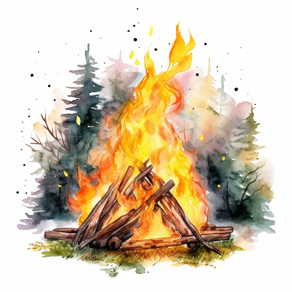 bonfire cliparts