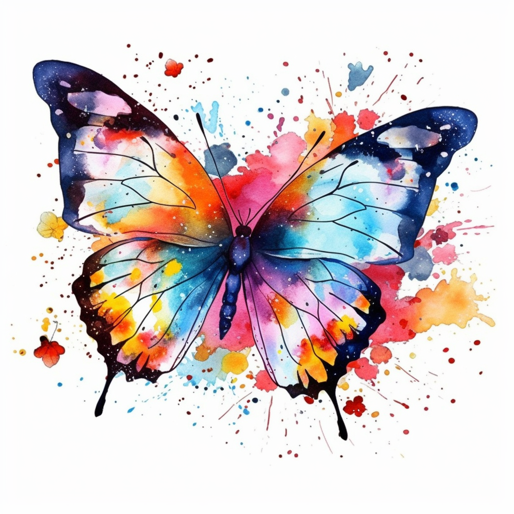 butterfly border clipart