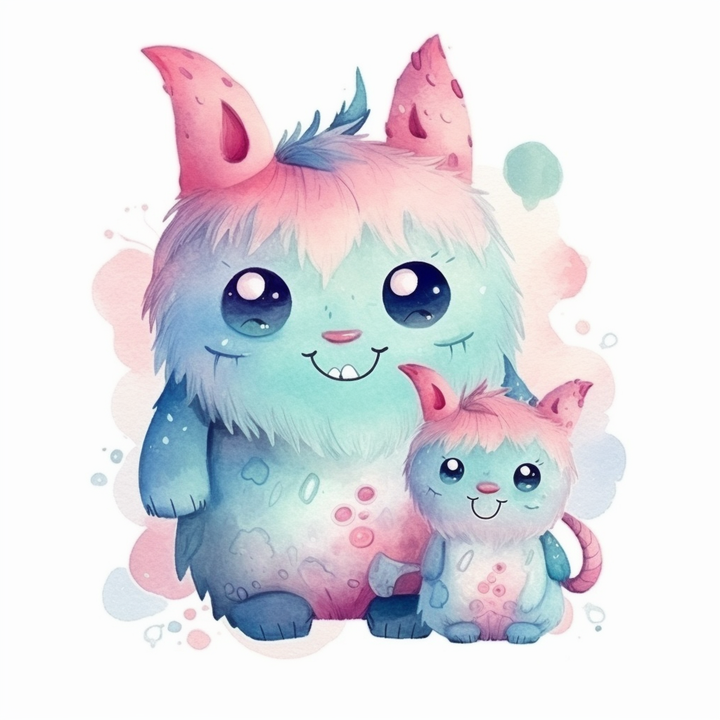 animated monsters cliparts