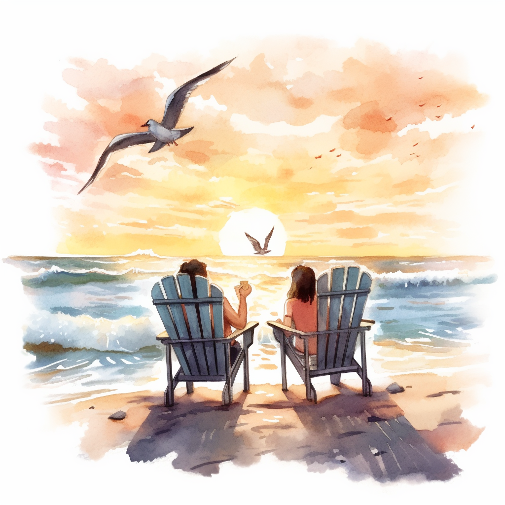 beach family cliparts