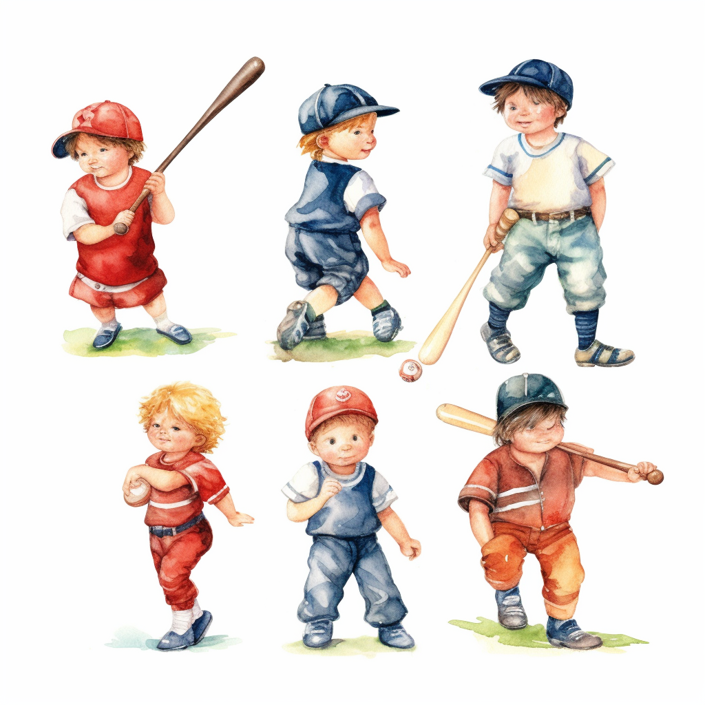 baseball player clipart