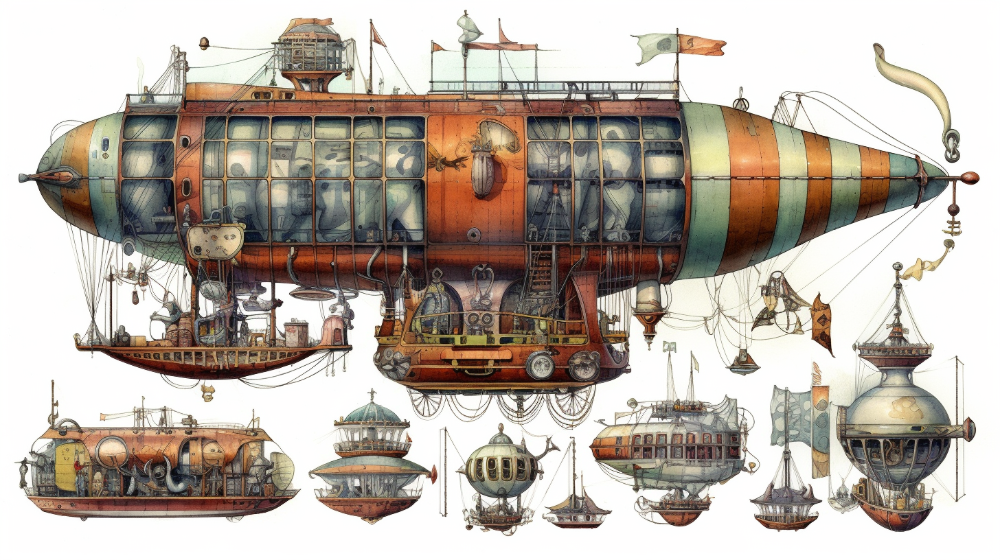 airship cliparts