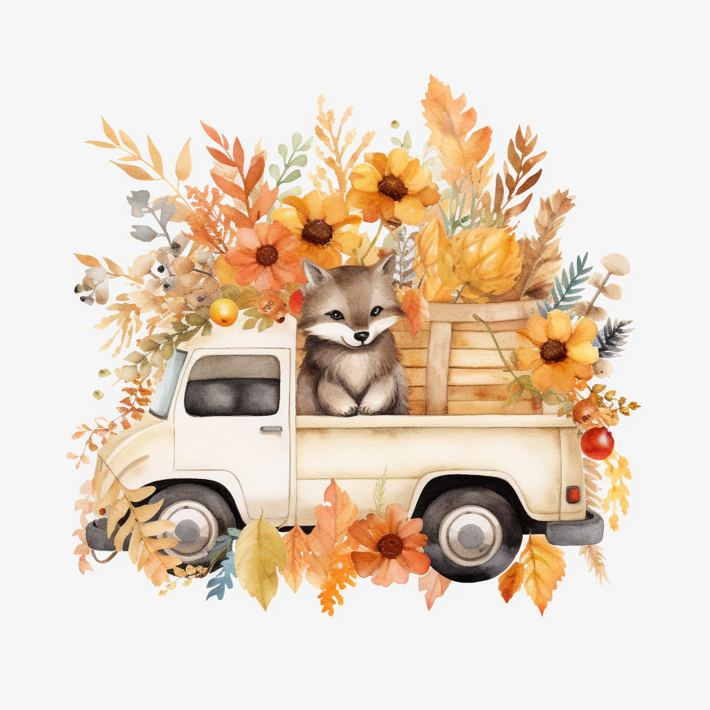 fall flowers cliparts