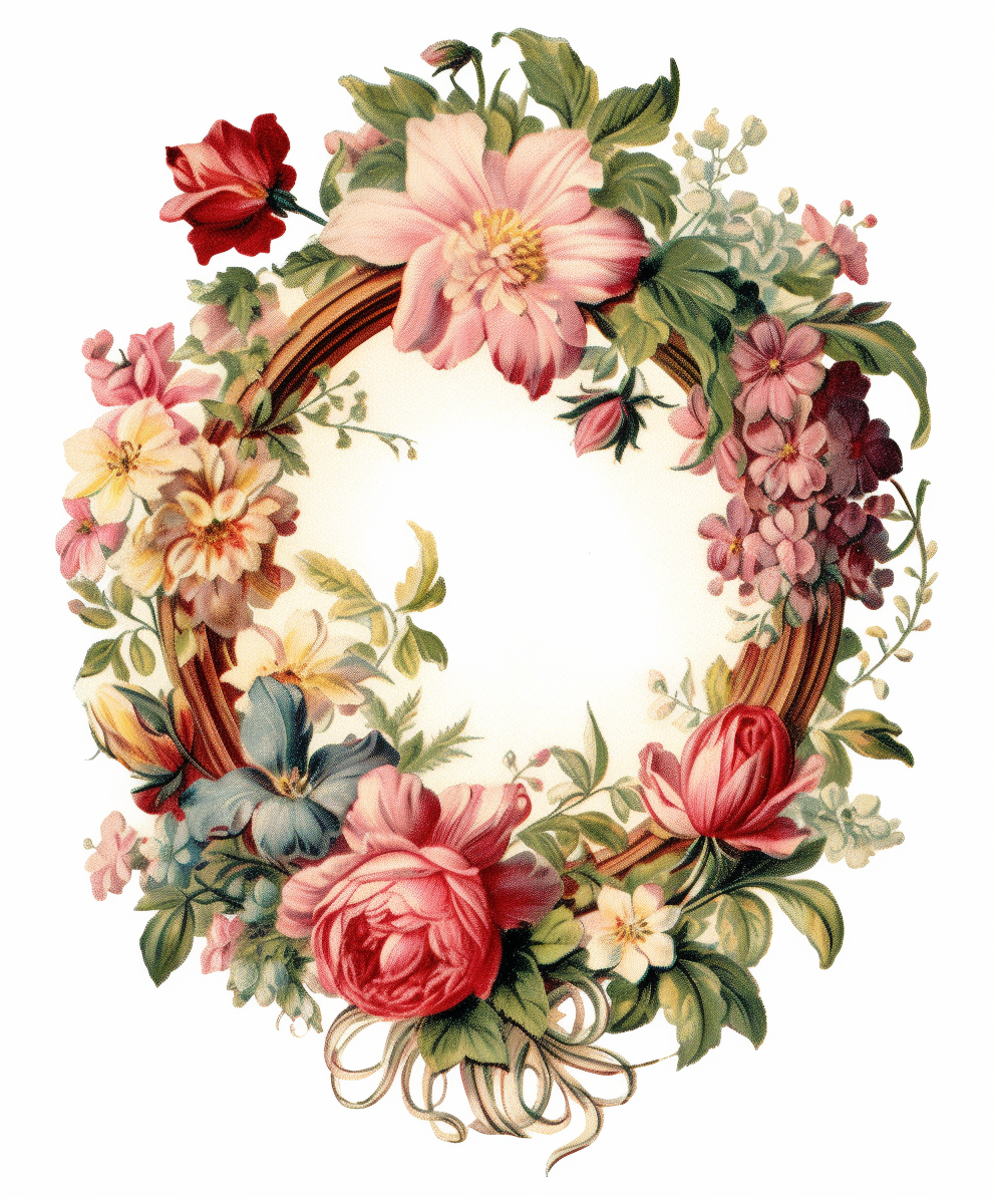 antique garden cliparts