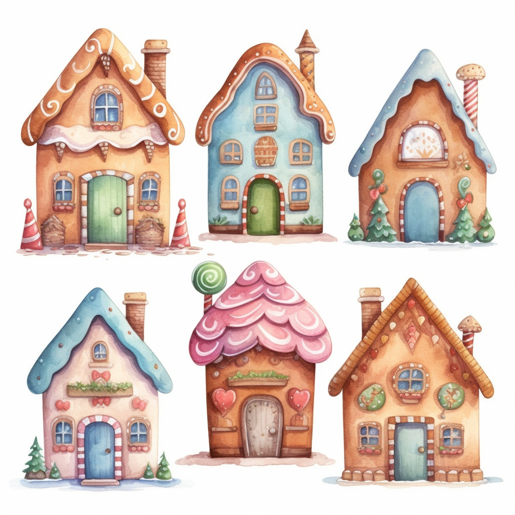 cute gingerbread cliparts