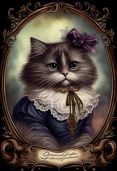 an adorable victorian cat by [Rebecca Latham + Sarah Stribbling + sumi-e + nicoletta ceccoli], Easter theme, epic scene, dark dark academia watercolor vintage CLIPART, illustration, hyper realistic, intricate detail clipart, watercolor, painterly, Jean-Baptiste Monge, drawing on top of old grunge beautiful scrapbooking background paper, old paper texture, decoupage printable digital background, distressed borders, vintage borders, grunge borders, shabby borders