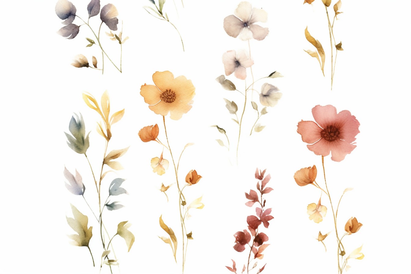 maroon flower cliparts