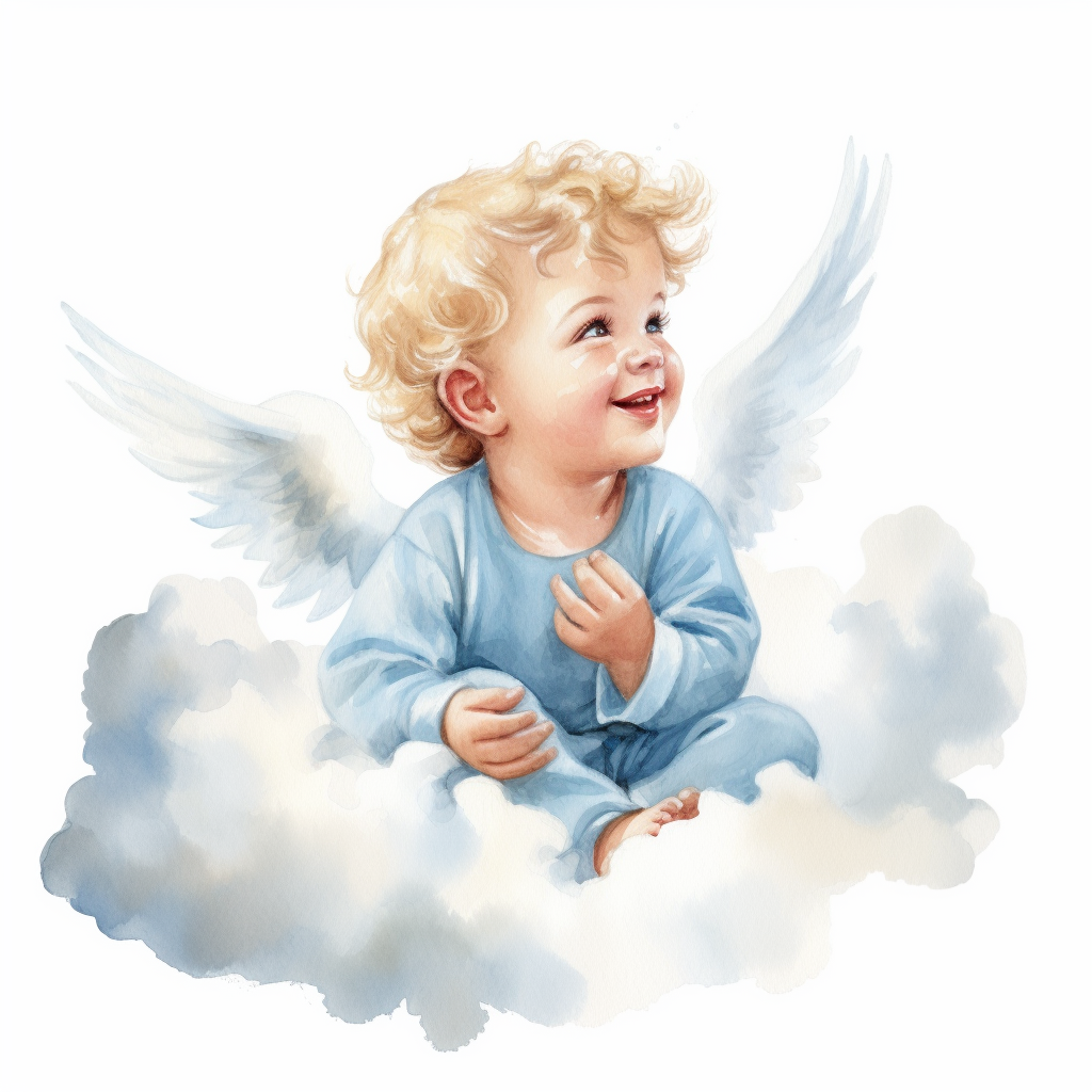 baby angel clipart