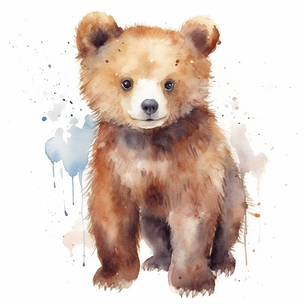 bear cliparts white