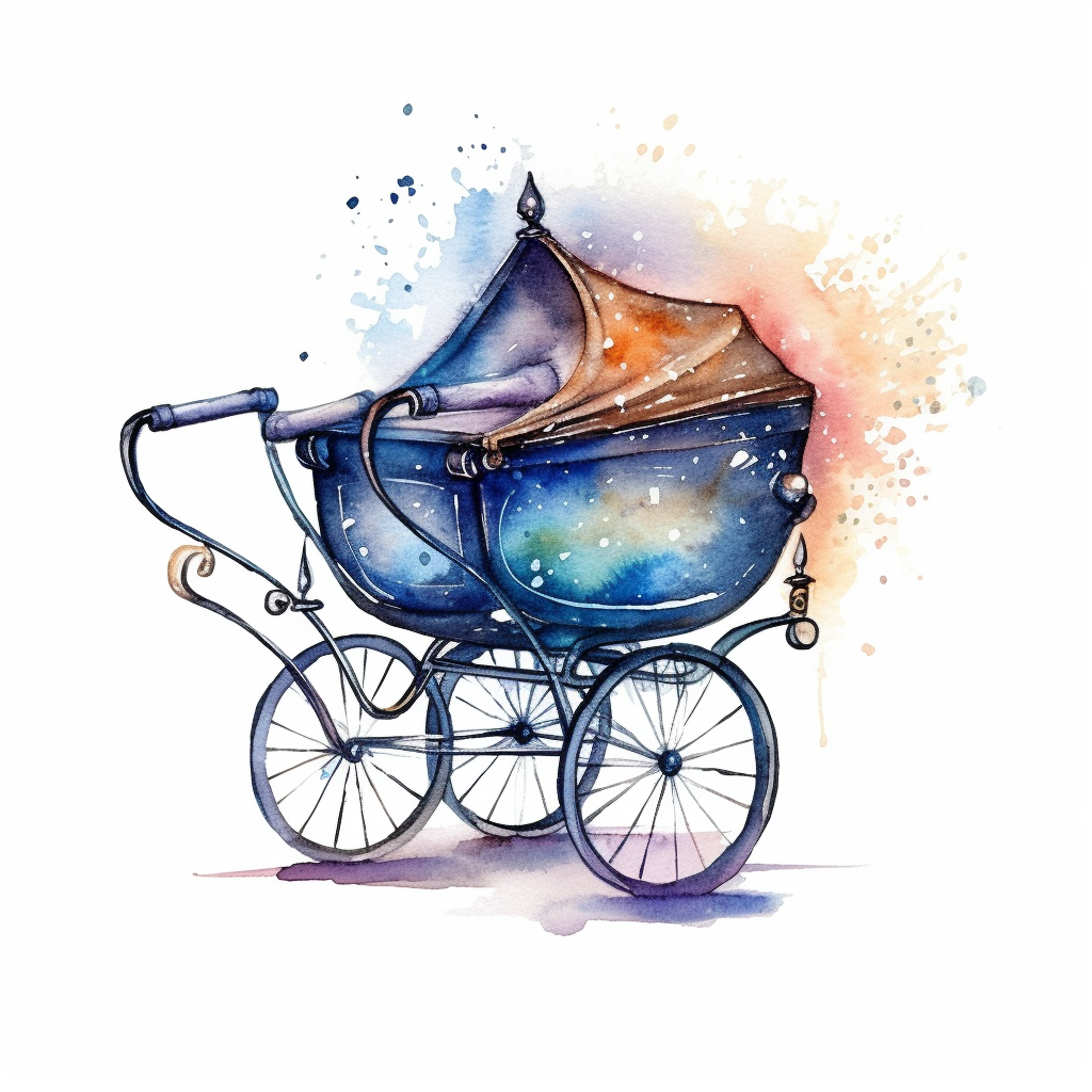 baby carriage clipart