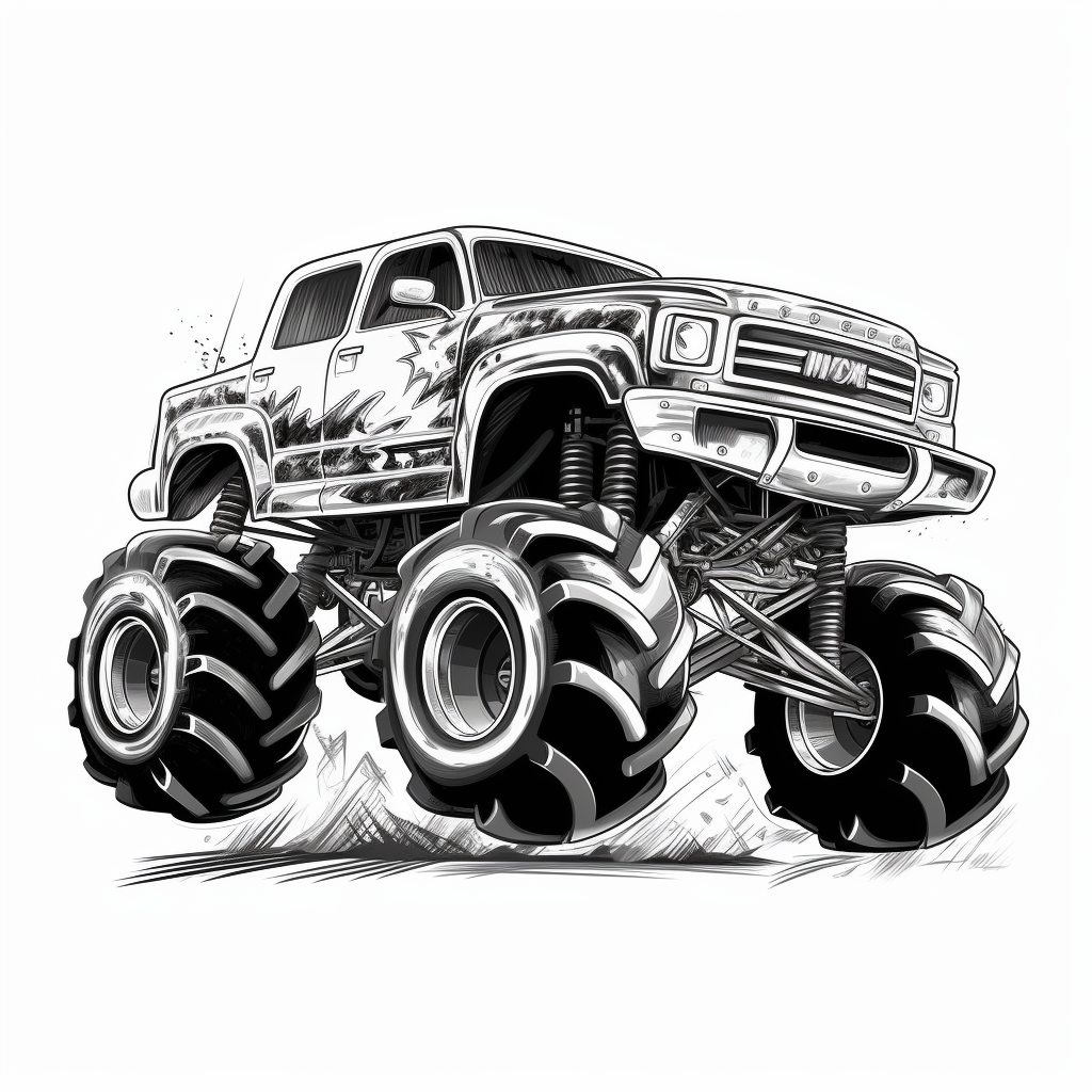 black truck cliparts