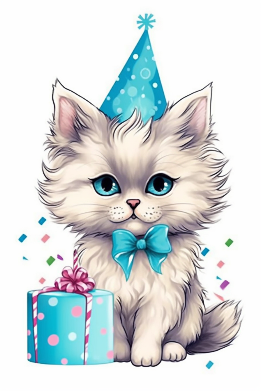 cute kitten clipart