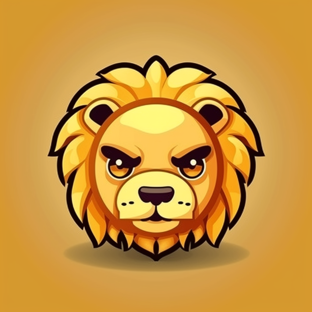 lion mascot clipart