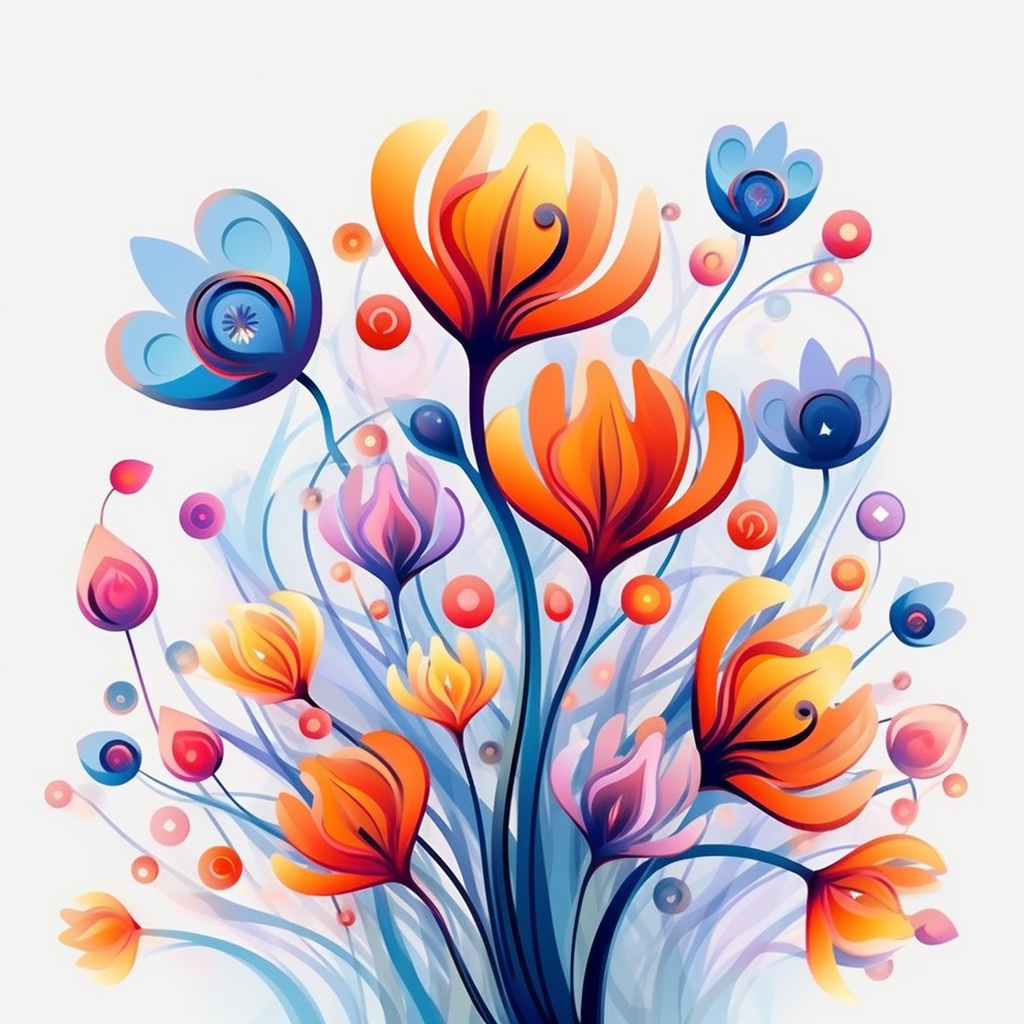 flower art clip