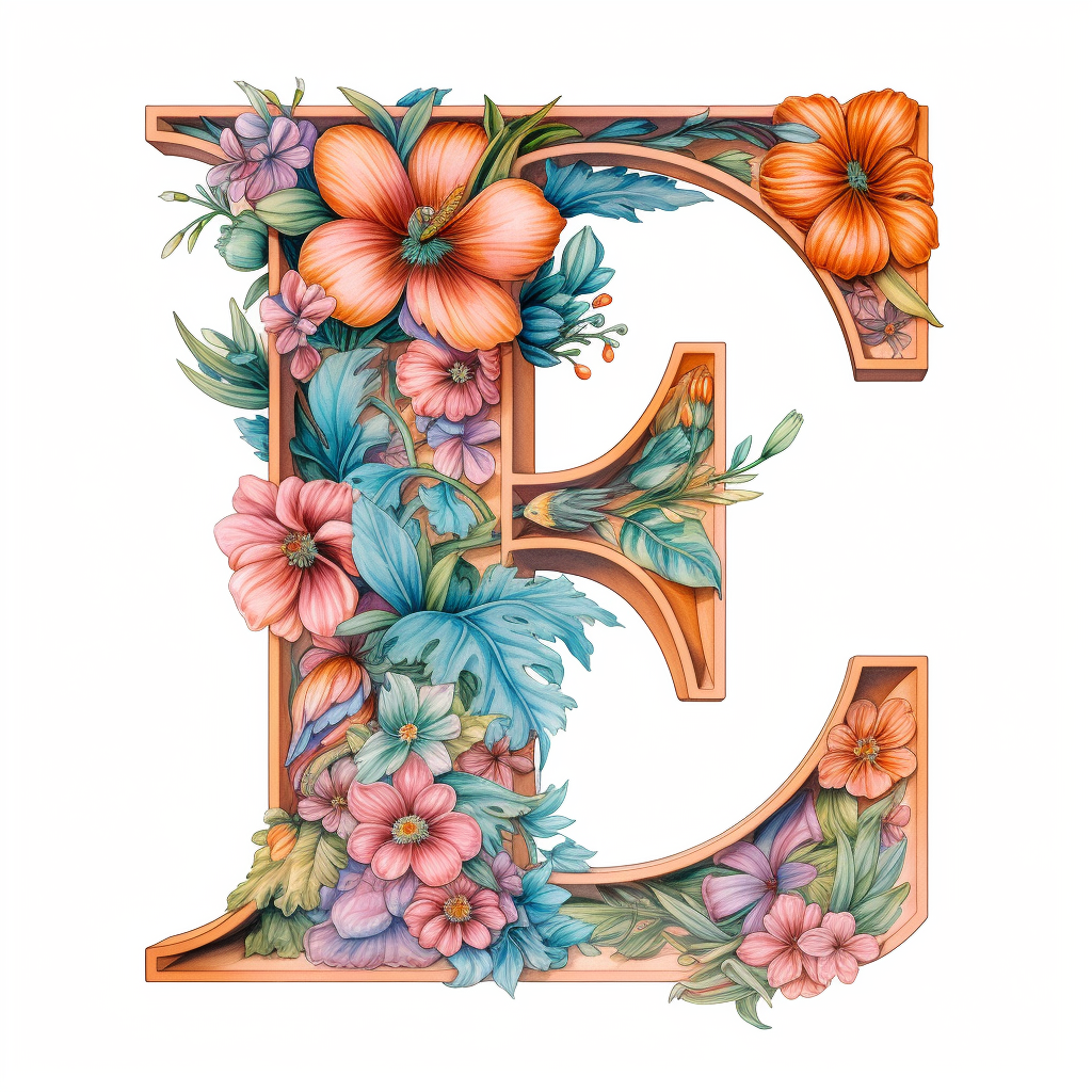 letter e clipart