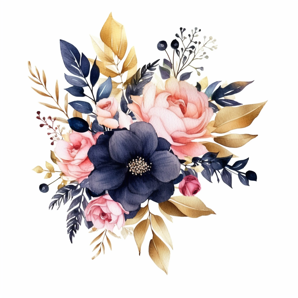 golden wedding cliparts