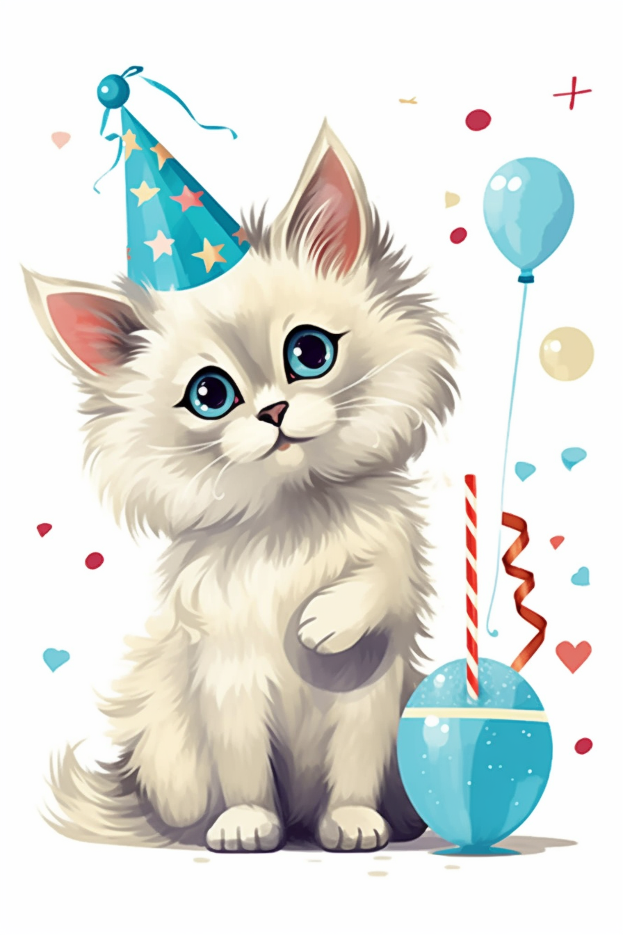 cute kitten clipart