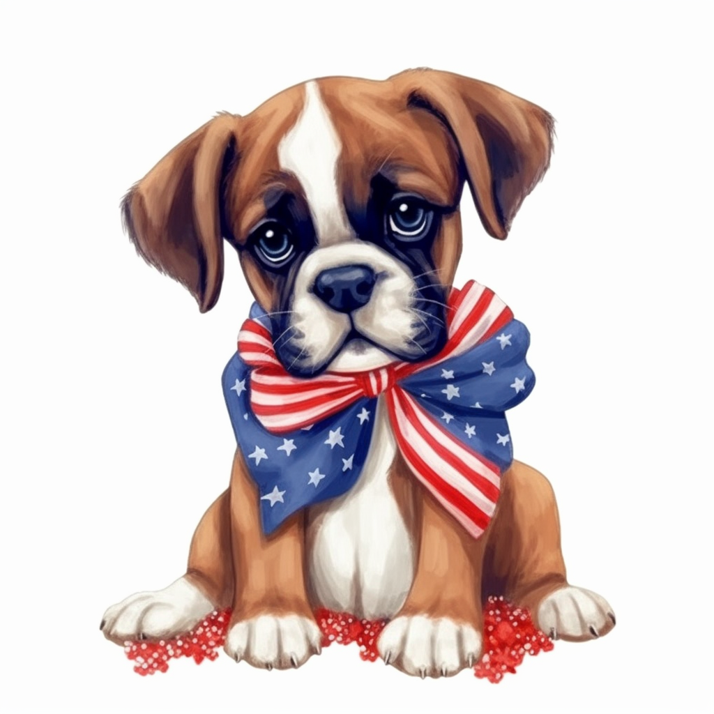 boxer puppy cliparts
