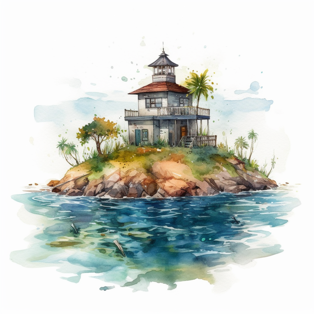 ocean house cliparts