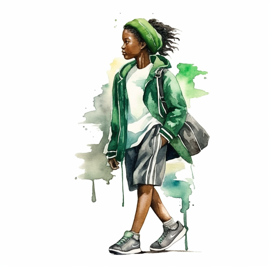green shoes cliparts
