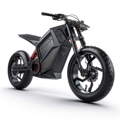 Tesla releases a line of electric bikes, designed with the same sleek, futuristic aesthetic as their cars, logo clipart, white background