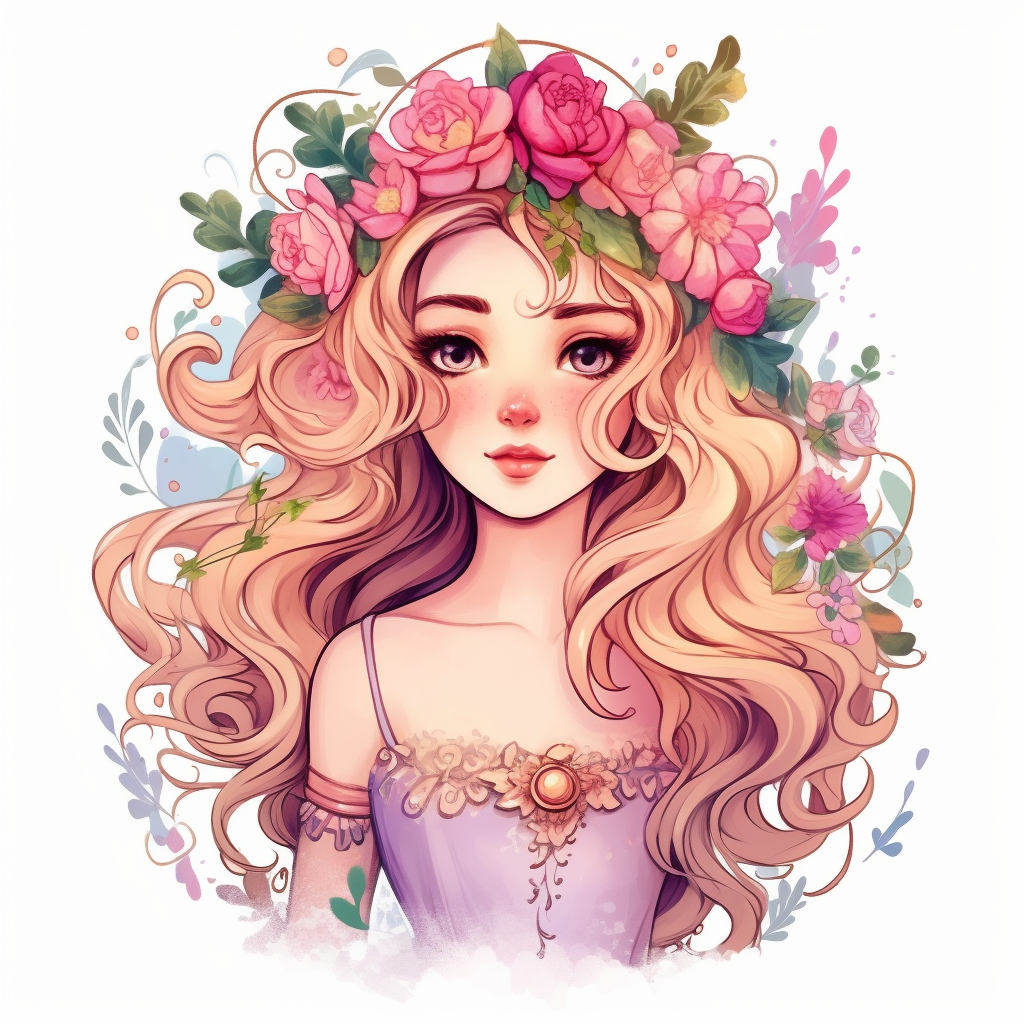 beautiful princess cliparts