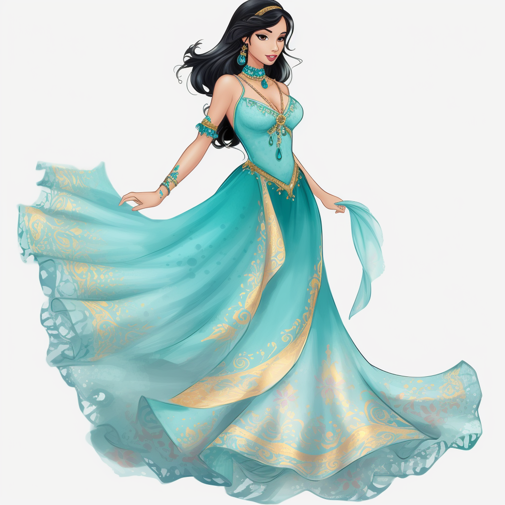 large princess cliparts
