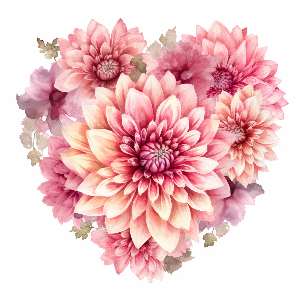 cliparts pink dahlia