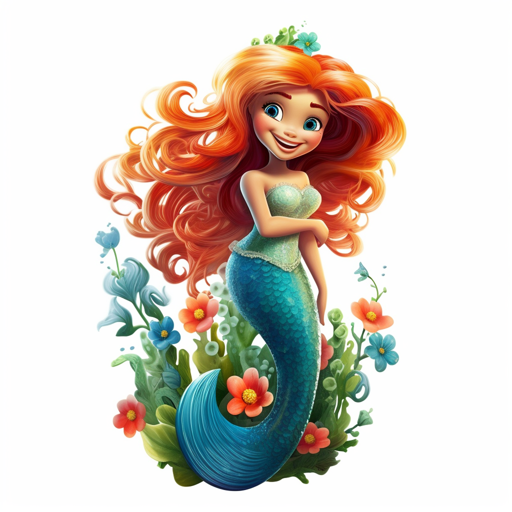 flower hair cliparts