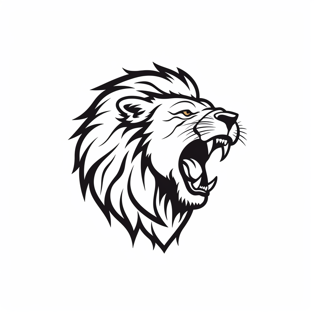 lion silhouette cliparts