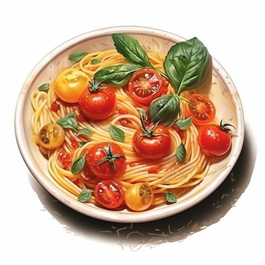 clip art, ultra realistic, ultra detailed, single dish of Italian food, delicious, decadent, glorious, stunning, exact, yummy--seed777