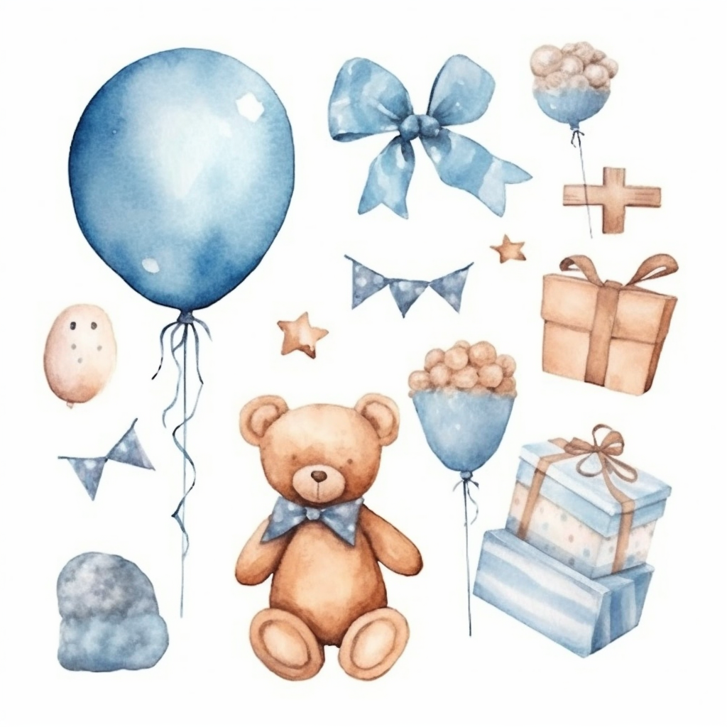 girl baby shower clipart