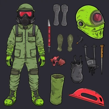 a set of black line clipart inspired by zombie wars and eat the rich and income inequality and class warfare and The Purge and retro rubber hose style animation