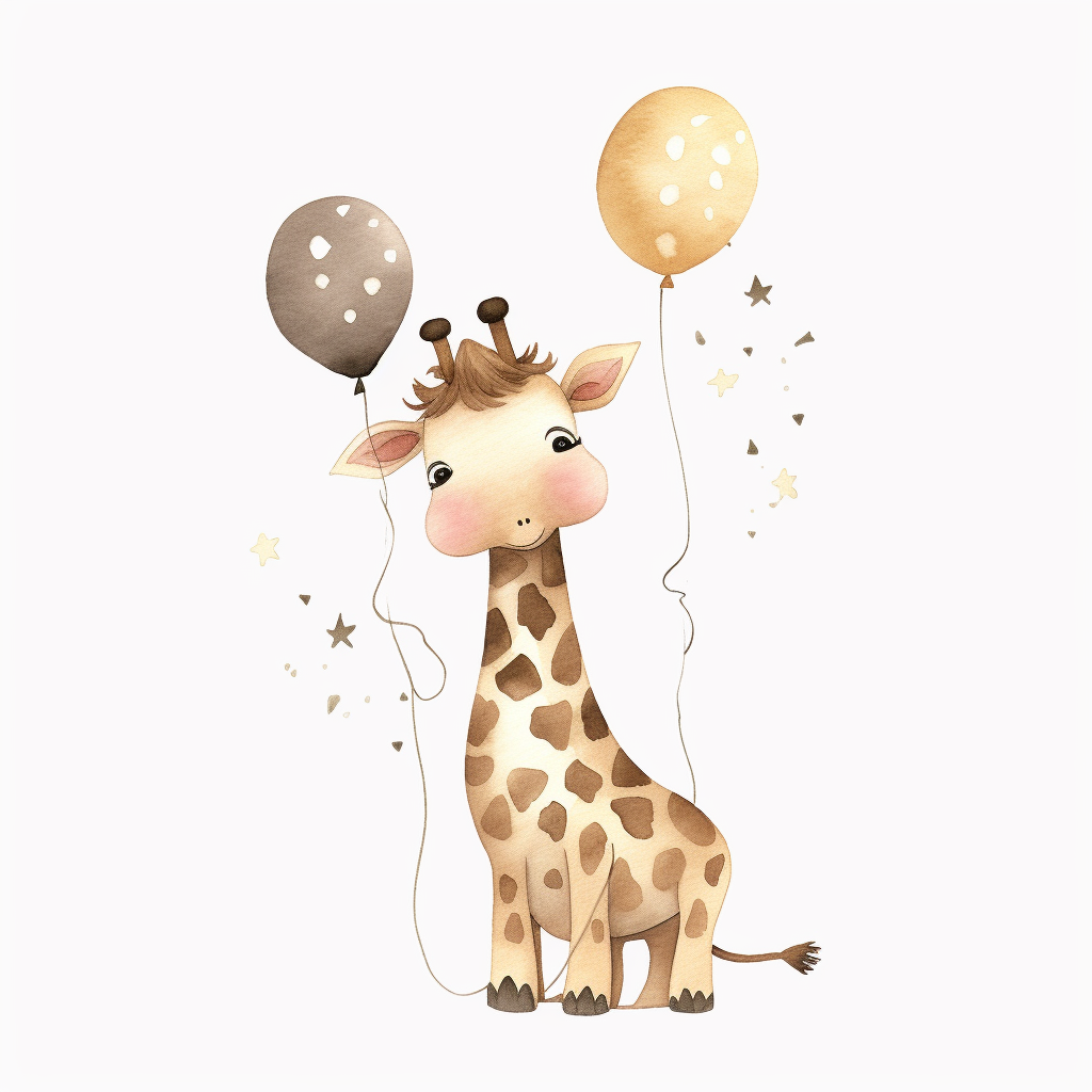 cute giraffe clipart