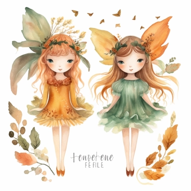 ee Freebee Clipart Fairy Fairies Watercolor Angel Leaf Fall Fall Fairy Art Drawing Illustration Painting Watercolor Fairy Watercolor Fall Fall Art Leafy Wings Watercolor Angel Png File Instant Download Sublimation Retro Vintage Whimsical Ready To Print Pr