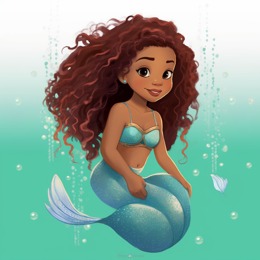 disney mermaid cliparts