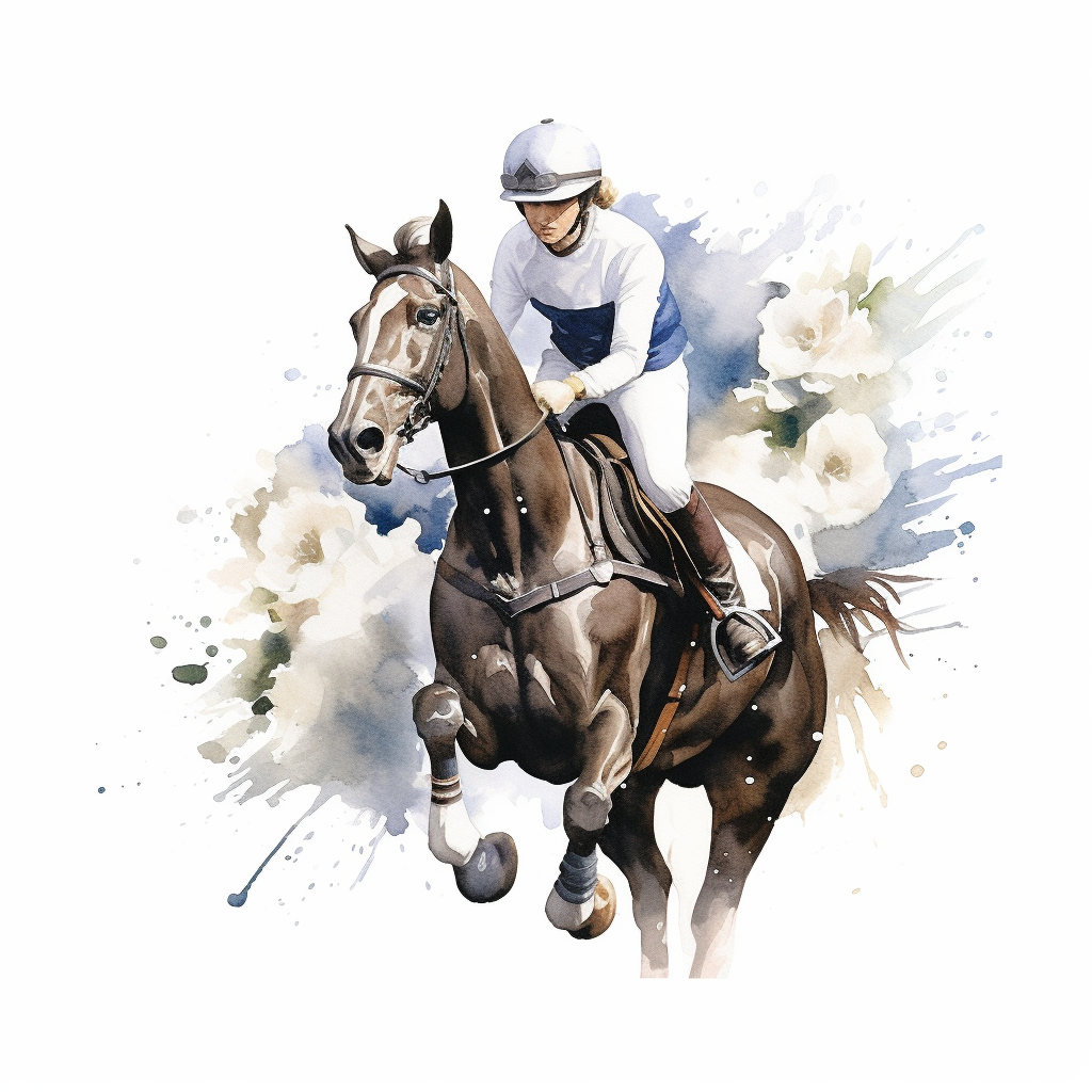 horse race clipart