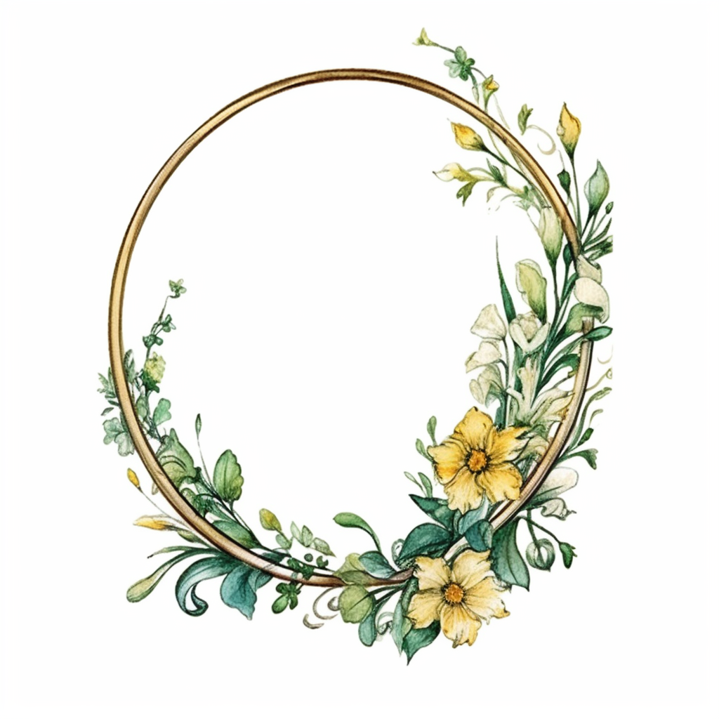 gold oval cliparts