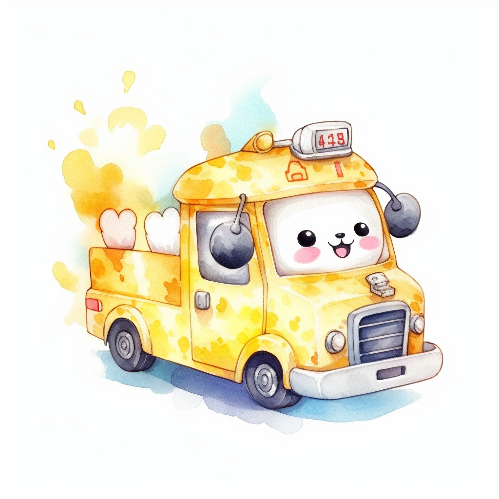 cute vehicle cliparts