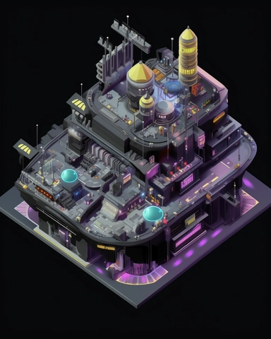 isometric perspective, game sprite, futuristic family spaceship, gaming asset, sci-fi, fun, creative, cartoon, clipart, hyper-detailed, black background,