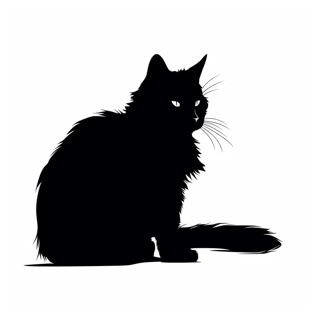 cat silhouette cliparts
