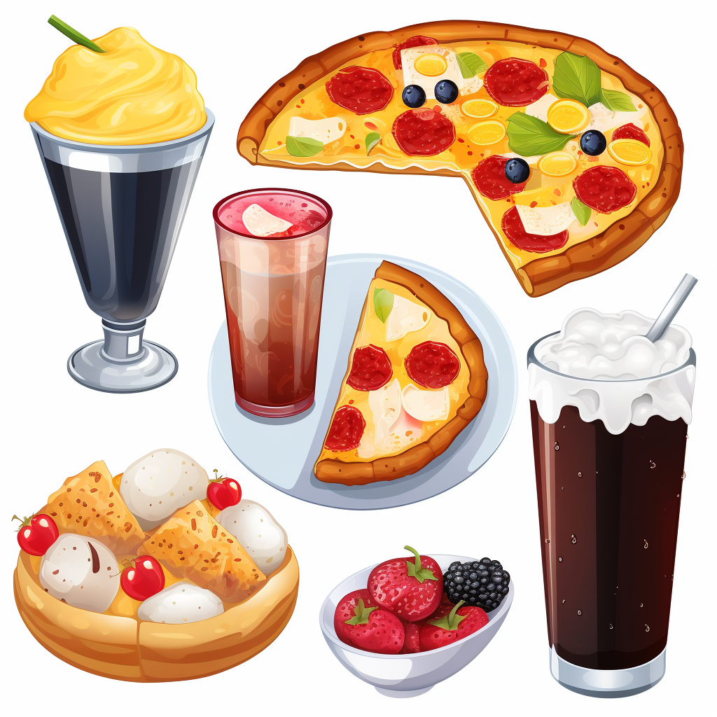 iced beverages cliparts
