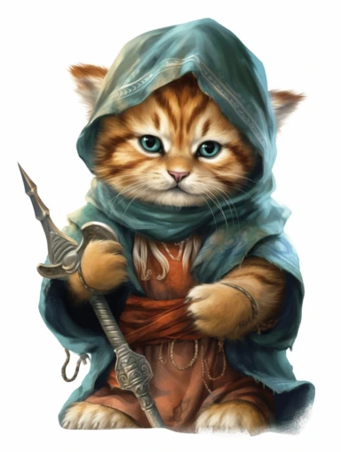 tarot card with tiger Cub as Jedi master, clipart png, WHITE BACKGROUND, photorealistic, painting, watercolor, 8k, ultra details,