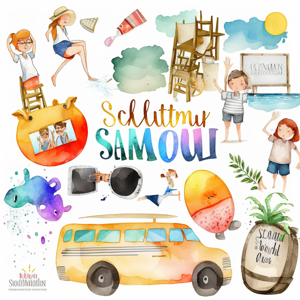 end of school clipart