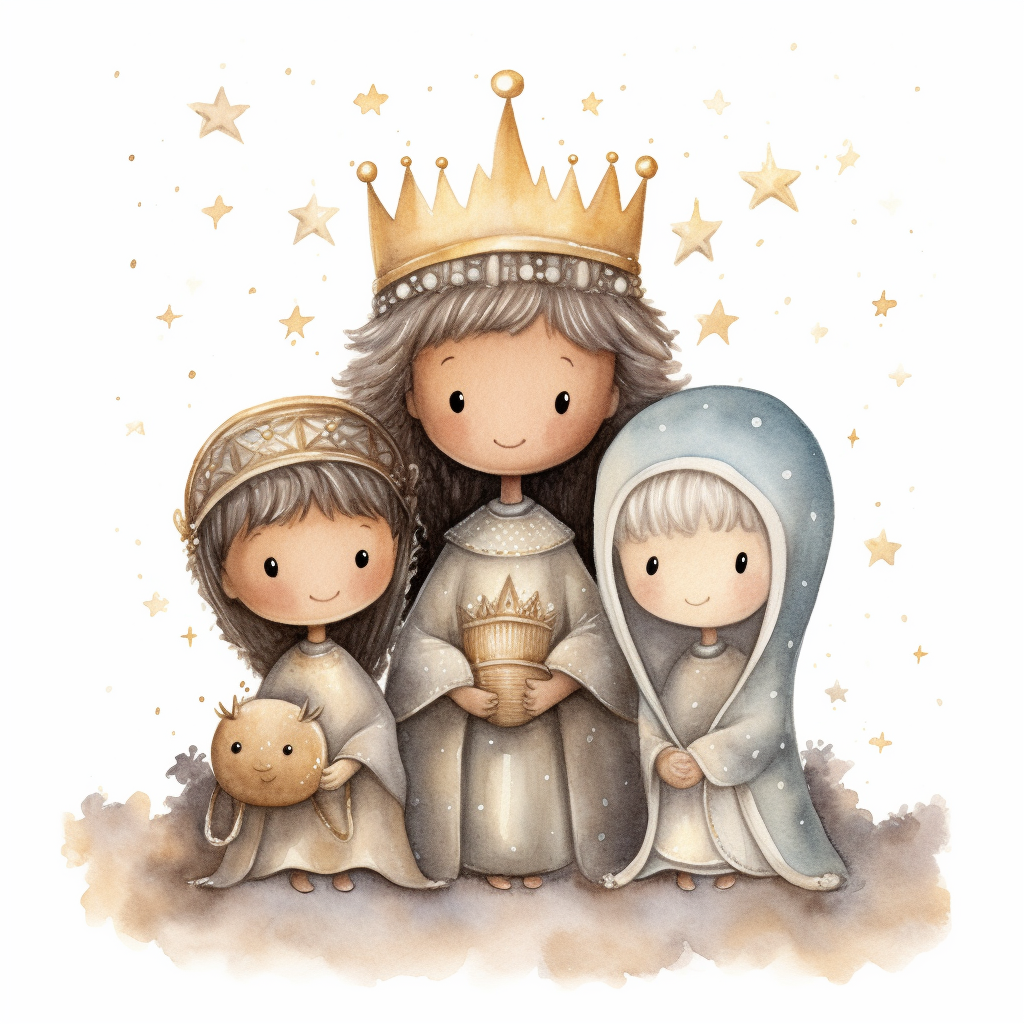 cute nativity cliparts