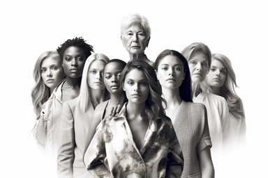 vogue magazine png clipart group of diverse people with concerned faces, in the style of fujifilm xf 35mm f/1.4 r, digitally enhanced, piet hein eek, white background, papercut, candid celebrity shots, carsten meyerdierks, multiple filter effect