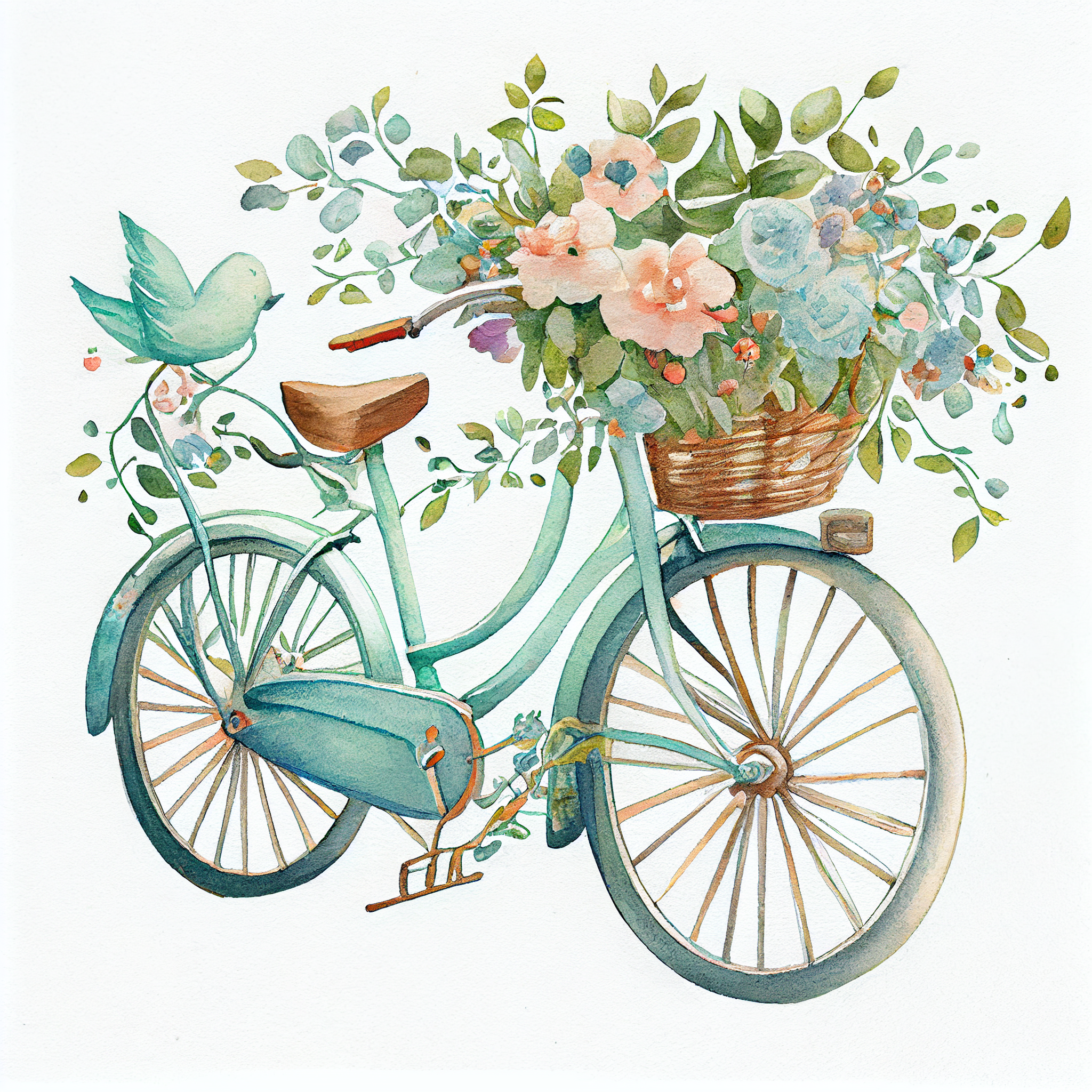 bicycle blue cliparts