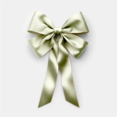 one biggest huge thin ribbon light khaki green bow delicate long long tail silk ribbon clipart transparent png aesthetic truly timeless elegance premium luxury ornate photo realistic honestly reality consistent quality unique exquisite iridescence individuality array of rich treasured throughout the ages refinement symbolizing luxury glamour allure wonders oluminous quality light in a myriad of enchanting royal jewelry delicate polished sophistication simple fine craftsmanship visual appeal puri