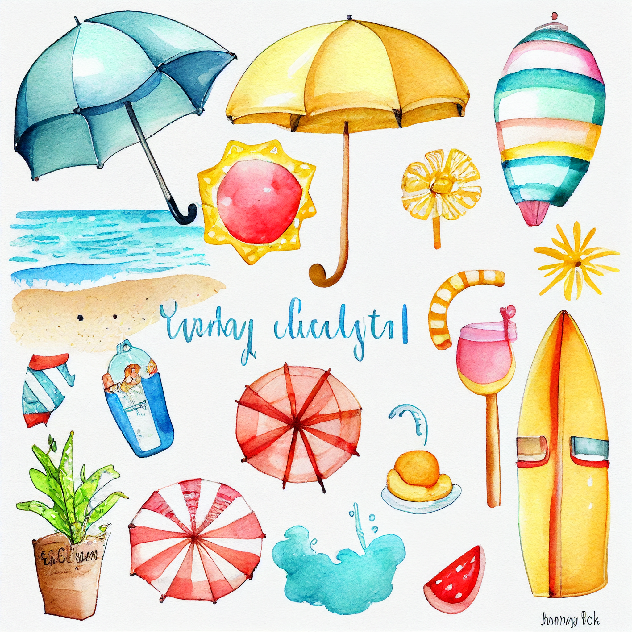 cute sunshine cliparts