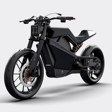 Tesla releases a line of electric bikes, designed with the same sleek, futuristic aesthetic as their cars, logo clipart, white background